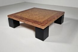 Burlwood coffee table Burlwood coffee table