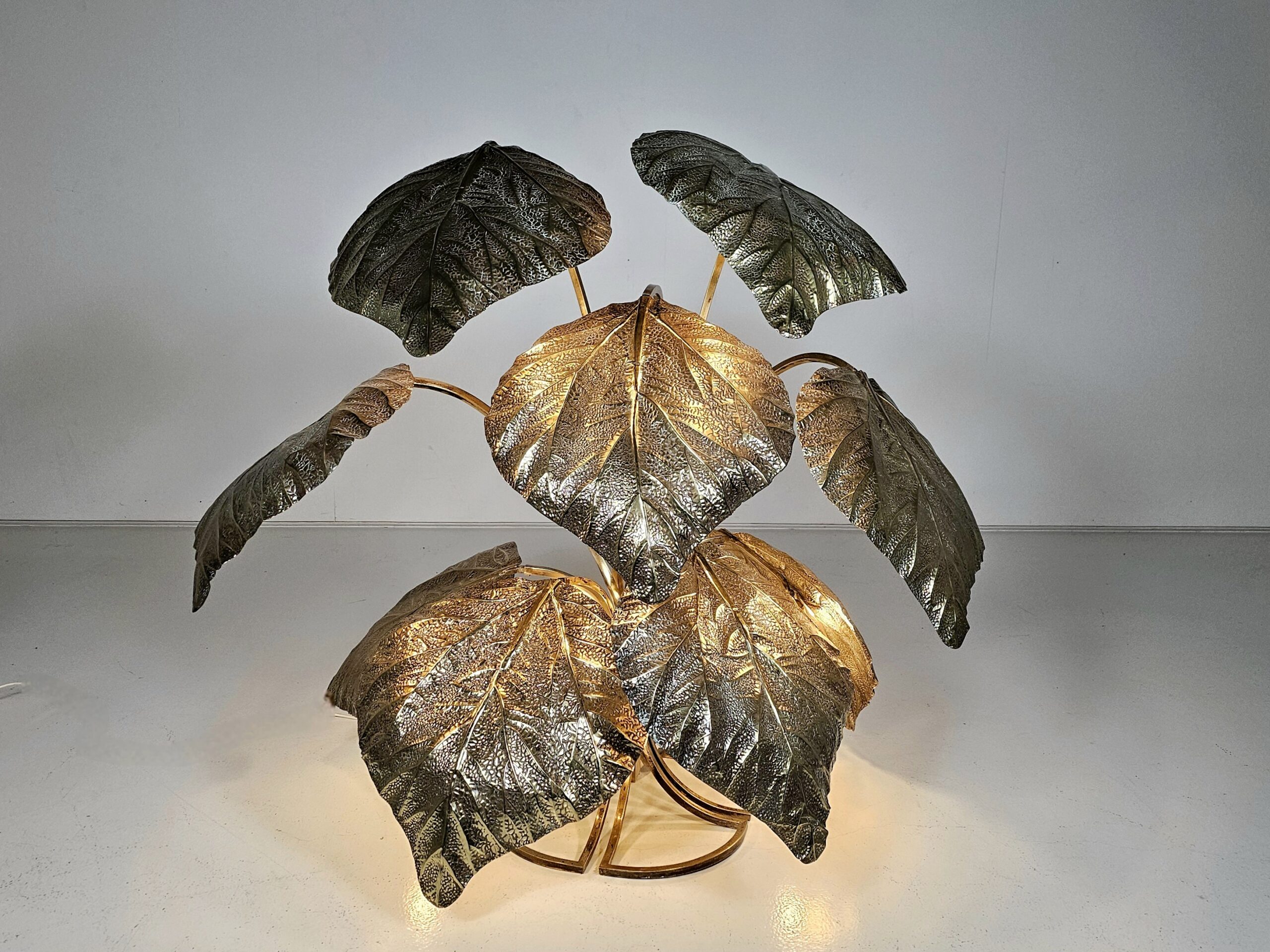 Rabarbaro Brass Floor Lamp, Carlo Giorgi, Bottega Gadda